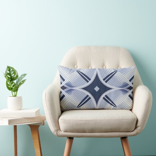 Coussin Rectangle bandes d'harmonie pour la chute (Chaise)