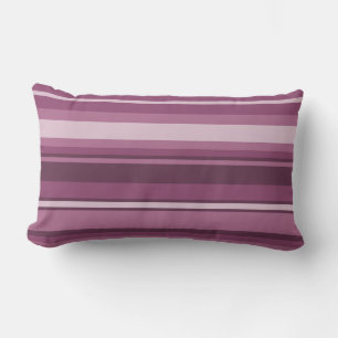 Coussin Rectangle Bandes mauves