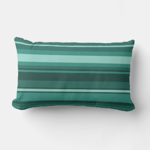 Coussin Rectangle Bandes turquoises