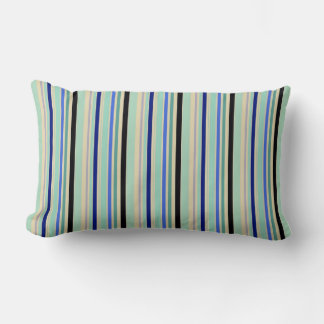 Coussin Rectangle Bandes verticales Abstraites sans couture