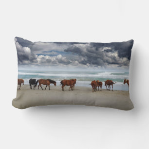 Coussin Rectangle Banques extérieures pour chevaux sauvages OBX NC