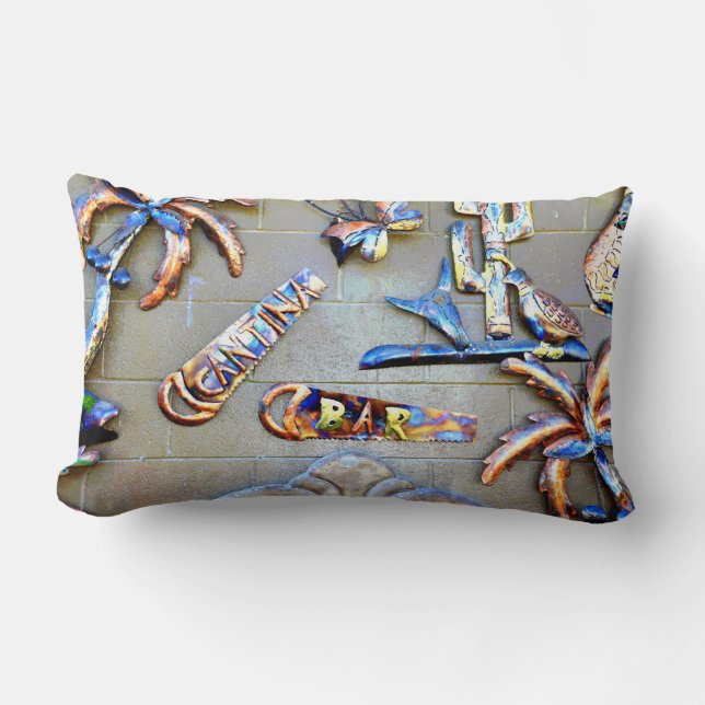 Coussin Rectangle Bar Cantina (Recto)