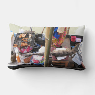 Coussin Rectangle Barbecue de viande de crocodile ... Thaïlande