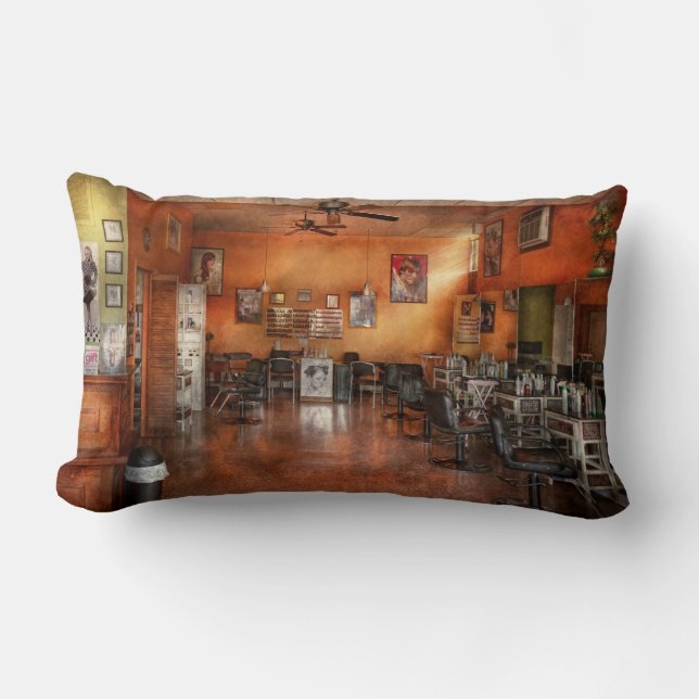 Coussin Rectangle Barbier - Union, NJ - Le salon moderne (Recto)