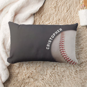 Coussin Rectangle Baseball personnalisé