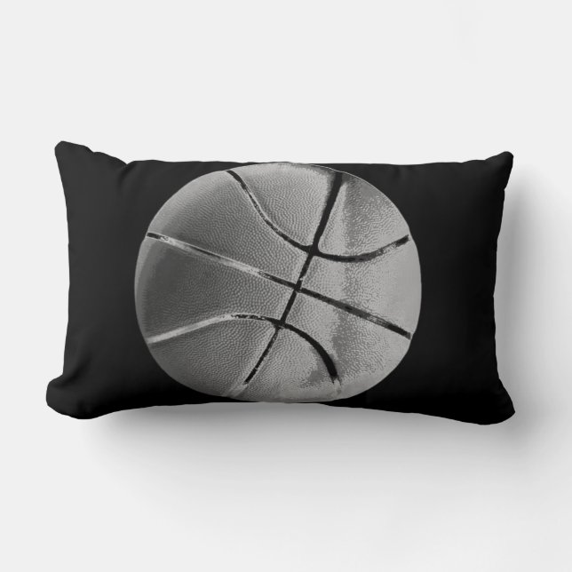 Coussin Rectangle Basket-ball inspirant (Recto)