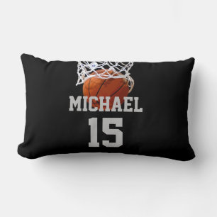 Coussin Rectangle Basket-ball Votre nom