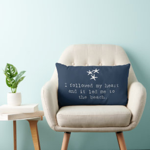 Coussin Rectangle Beach House Citation Starfish Coastal Home