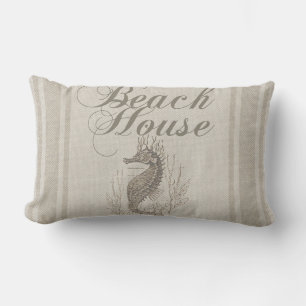 Coussin Rectangle Beach House Seahorse Seashore