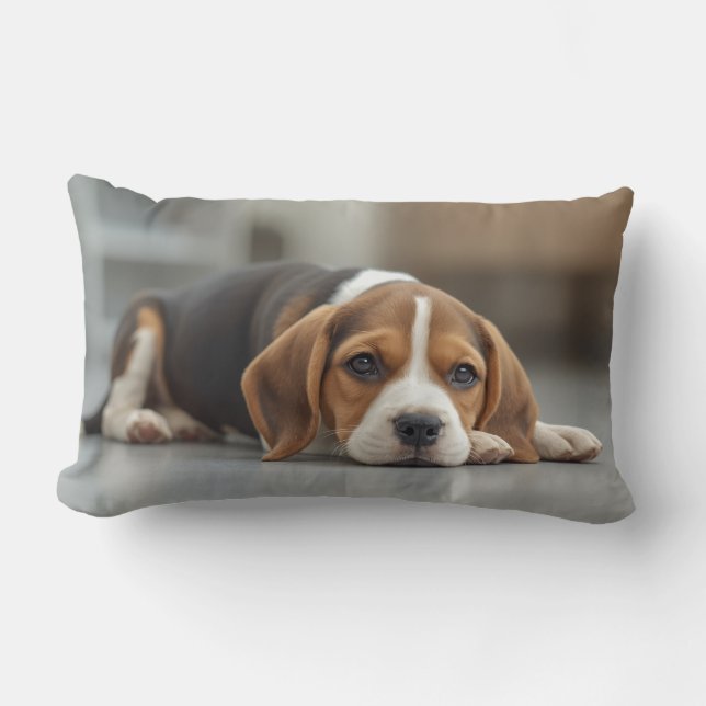 Coussin Rectangle Beagle (Recto)