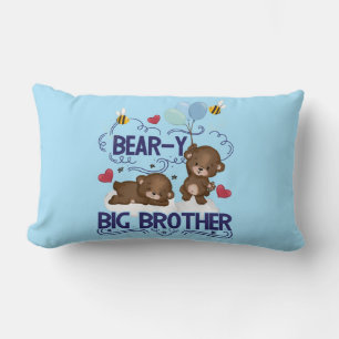 Coussin Rectangle Bear y Big Brother Fils de frère