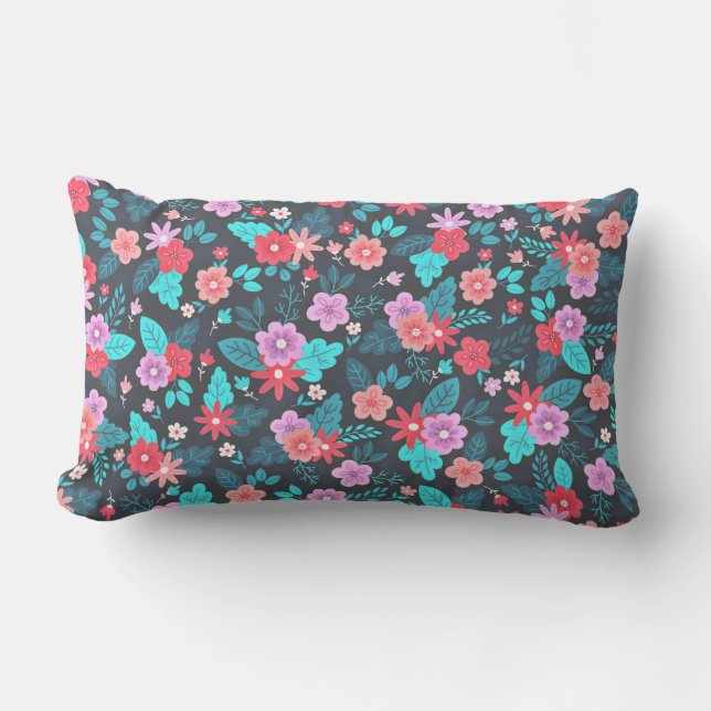 Coussin Rectangle Beau arrangement Ditsy Floral Pattern-56576 (Recto)