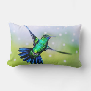 Coussin Rectangle Beau colibri