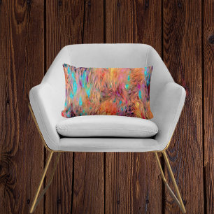 Coussin Rectangle Beau Elégant Joyau Tons Motif sans couture