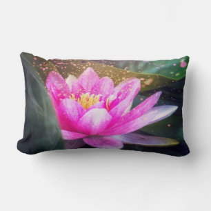 Coussin Rectangle Beau Lotus, Paysage, Zen