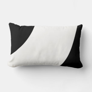 Coussin Rectangle Beau noir et blanc
