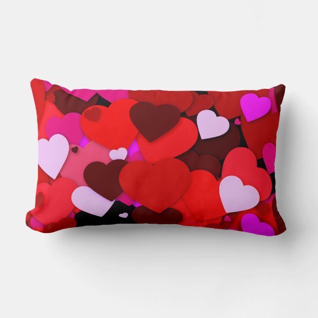 Coussin Rectangle Beaucoup d'amour (Recto)