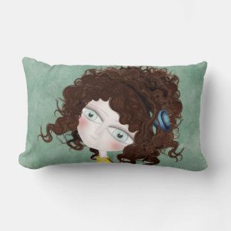 Coussin Rectangle Beauté des cheveux Swirls