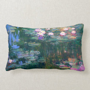 Coussin Rectangle Beaux-arts 1917 de Claude Monet de nénuphars