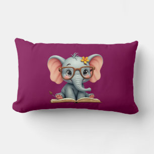 Coussin Rectangle Bébé éléphant sage