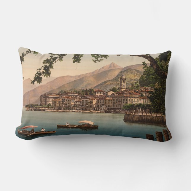 Coussin Rectangle Bellagio I, lac Como, Lombardie, Italie (Recto)
