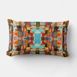 Coussin Rectangle Belle peinture abstraite colorée