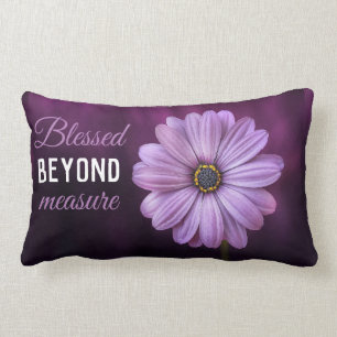 Coussin Rectangle Belle Violet Béni Au-Delà De La Mesure