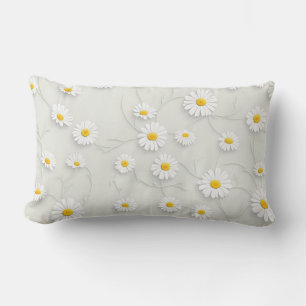 Coussin Rectangle Belles marguerites florales