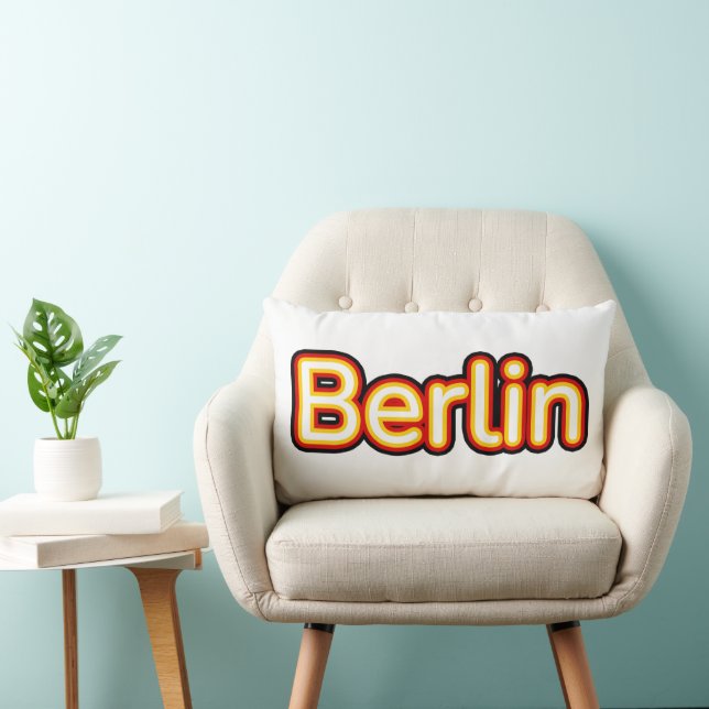 Coussin Rectangle Berlin Deutschland Allemagne (Chaise)