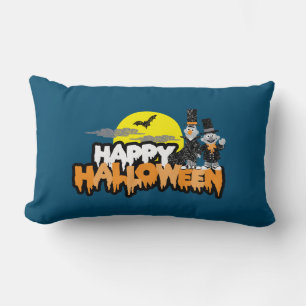 Coussin Rectangle Bert et Ernie   Joyeux Halloween