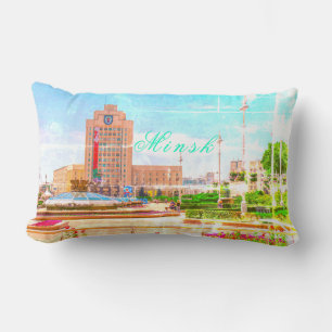 Coussin Rectangle BiélБ е л а р ь у с  de Minsk  de  de Minsk archit