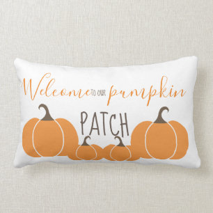 Coussin Rectangle Bienvenue dans notre Citrouille Patch Fall Decorat