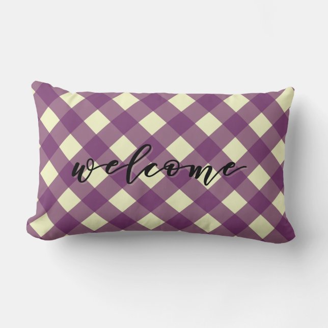 COUSSIN RECTANGLE BIENVENUE EN VICHY (Recto)