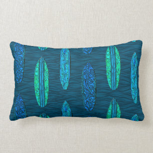 Coussin Rectangle Big Wave Hawaii Surboards