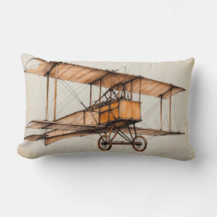 Coussin Rectangle Biplan vintage
