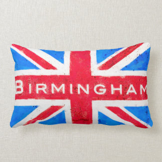 Coussin Rectangle Birmingham - Royaume-Uni vintage Union Jack