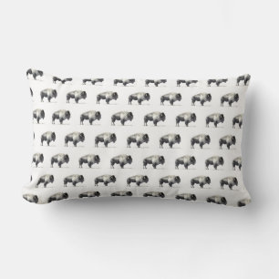 Coussin Rectangle Bison d'Amérique