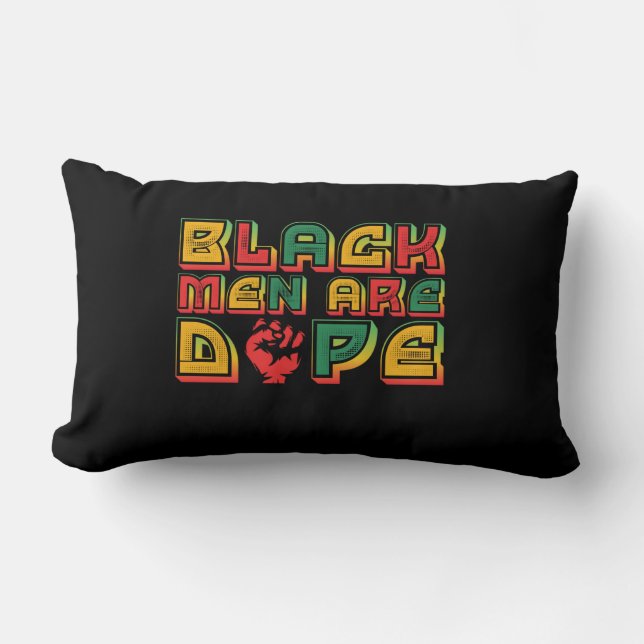 Coussin Rectangle black_men_are_dope_01 (Recto)