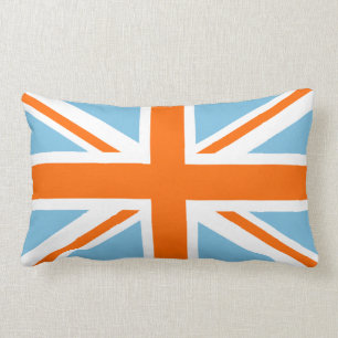 Coussin Rectangle Blanc de conception de drapeau/Jack des syndicats