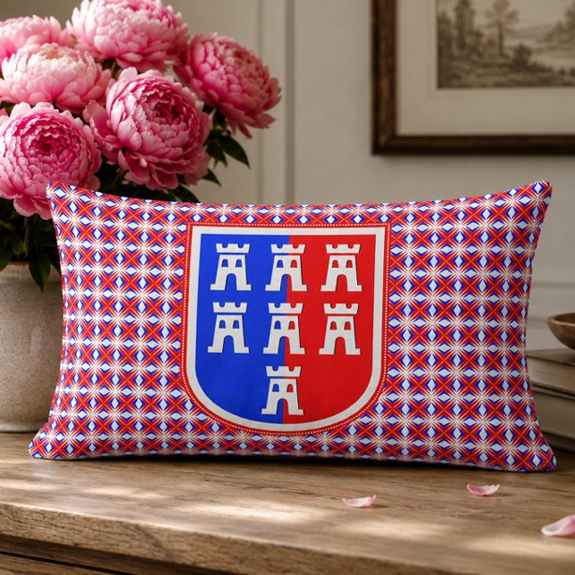 Coussin Rectangle Blason des Saxons de Transylvanie (Créateur téléchargé)