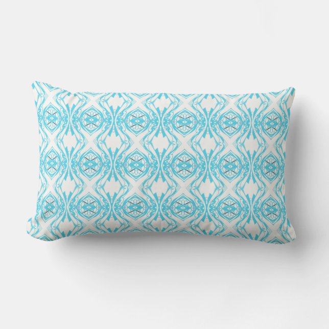 Coussin Rectangle bleu (Recto)