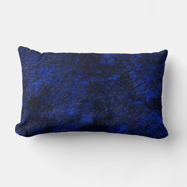Coussin Rectangle Bleu cobalt (Recto)