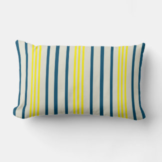 Coussin Rectangle Bleu et jaune