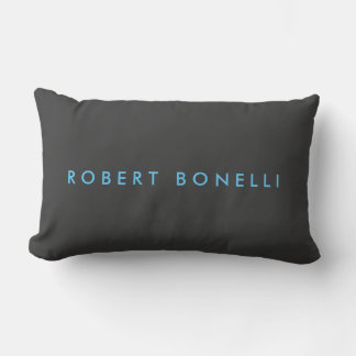Coussin Rectangle Bleu gris tendance