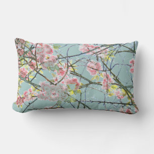 Coussin Rectangle Blossom du printemps rose