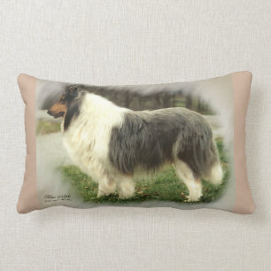 Coussin Rectangle Blue Merle Rough Collie Cadeaux