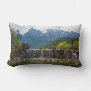 Coussin Rectangle Blue Moon Valley Jade Dragon Snow Mountain