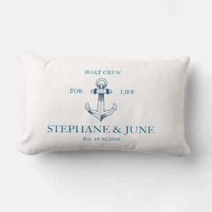 Coussin Rectangle Boat crew for life