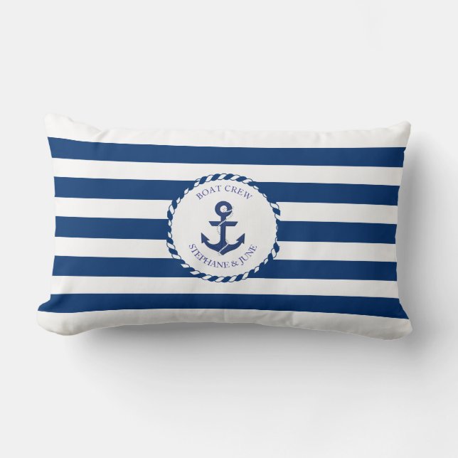 Coussin Rectangle Boat crew love in (Recto)