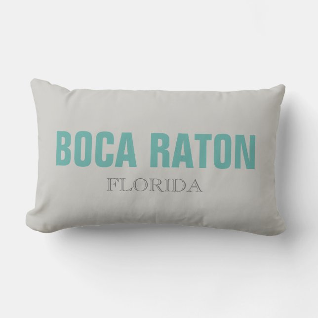 Coussin Rectangle Boca Raton Florida Beach Jeu d'oreiller (Recto)